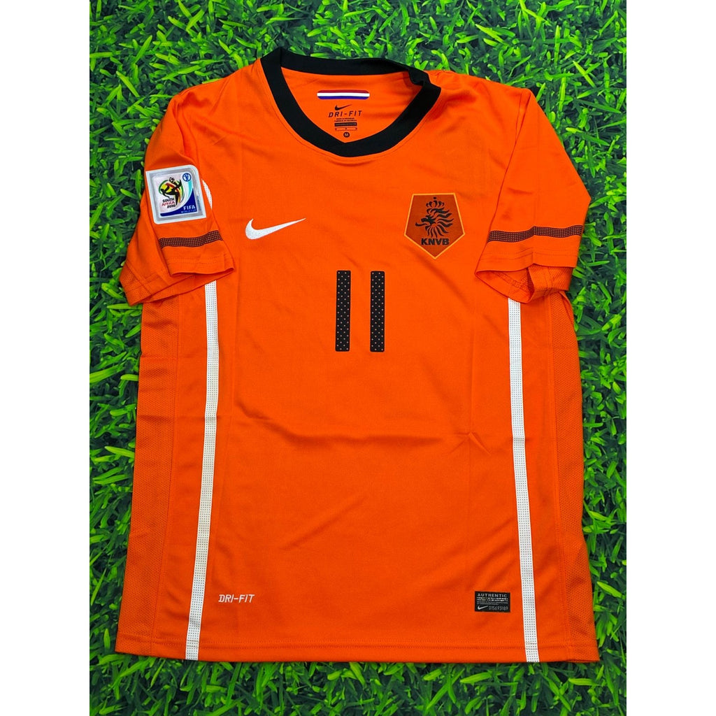 Camiseta Holanda 2010-11 Robben #11 | Netherlands Home Jersey
