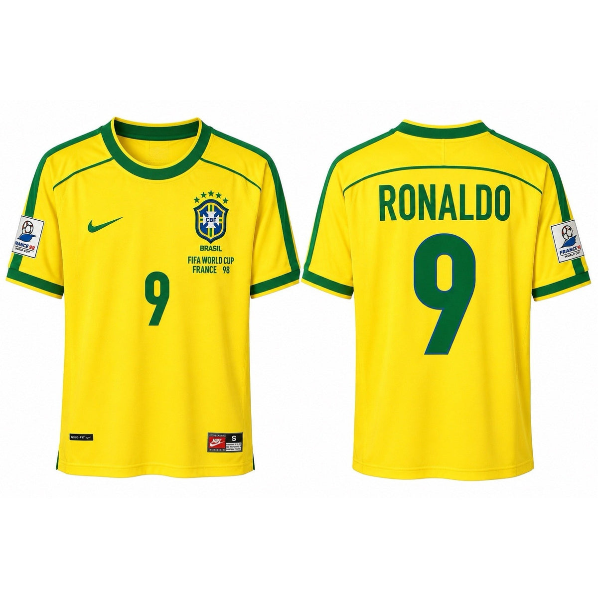 Camiseta Brasil Ronaldo #9 | Brazil Jersey