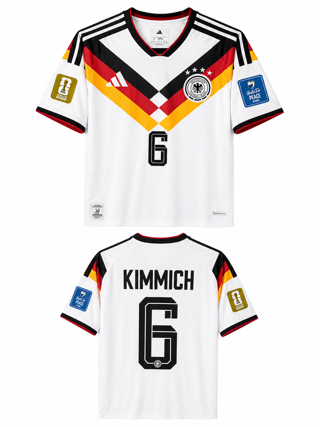 Germany Home World Cup 2026 Jersey  KIMMICH #6