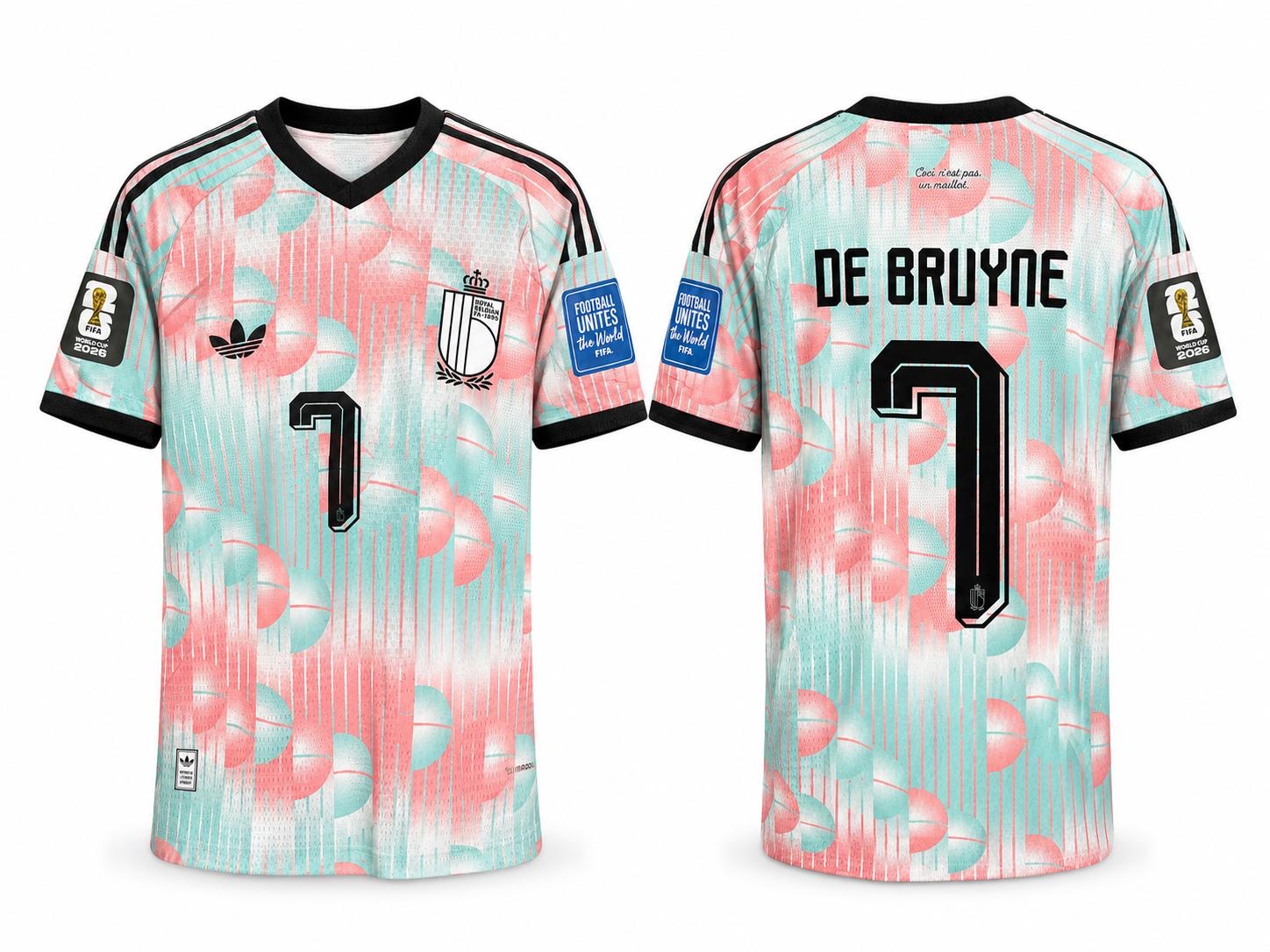 Belgium Home World Cup Jerseys 2026| De Bruyne| Player Versión